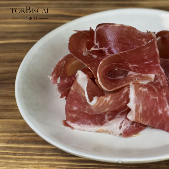 ESTUCHE TRADICIÓN 20 sobres jamón de cebo ibérico 50% raza ibérica corte máquina