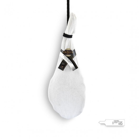 paleta ibérica cebo 50 pieza funda brida blanca