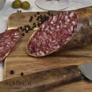 salchichón ibérico cebo media pieza con vacío 2
