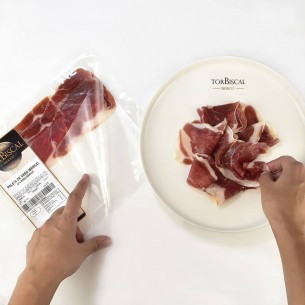 ESTUCHE TRADICIÓN 20 sobres paleta de cebo ibérica 50% raza ibérica corte máquina 2