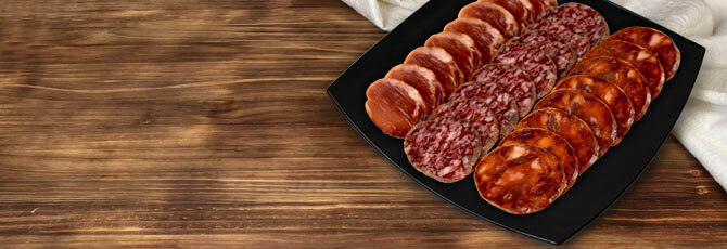 Lote de productos ib&eacute;ricos para Navidad