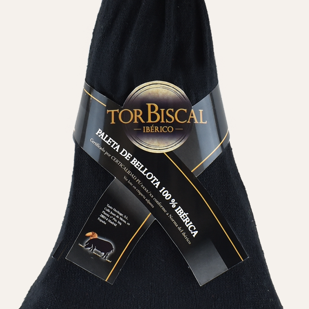 Ibéricos Torbiscal. Paleta de Bellota 100% ibérica. Paleta de Bellota 100% Ibérica de la más alta calidad, seleccionado para los amantes del mejor jamón.