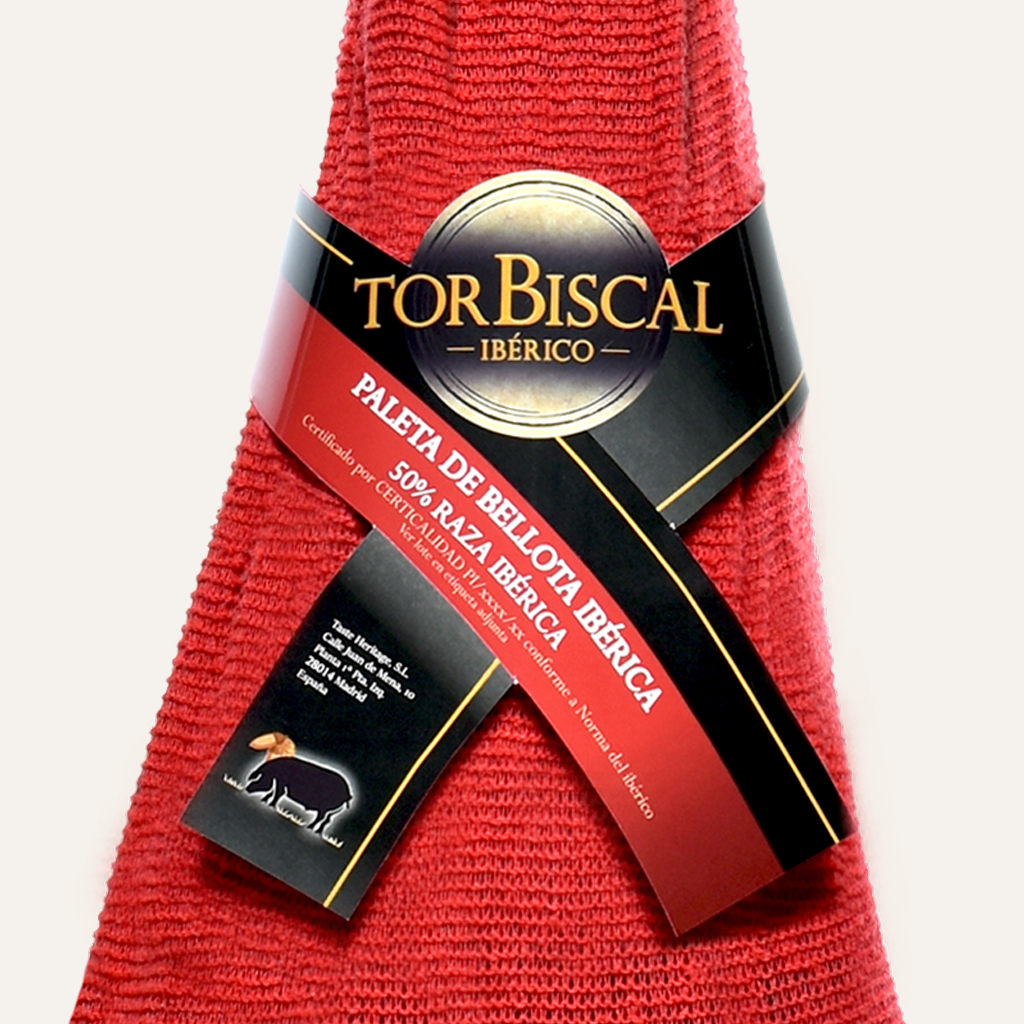 Ibéricos Torbiscal. Paleta de Bellota ibérica 50% Raza ibérica. Paleta de Bellota 50% Raza Ibérica de la más alta calidad, seleccionado para los amantes del mejor jamón.