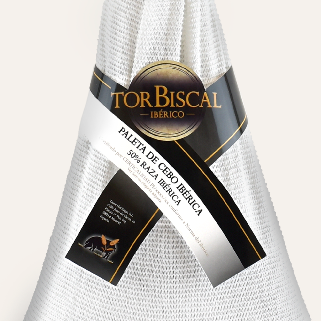 Ibéricos Torbiscal. Paleta de Cebo Ibérica 50% Raza Ibérica. Paleta de Cebo Ibérica 50% Raza ibérica de la más alta calidad, seleccionada para los amantes del mejor jamón.