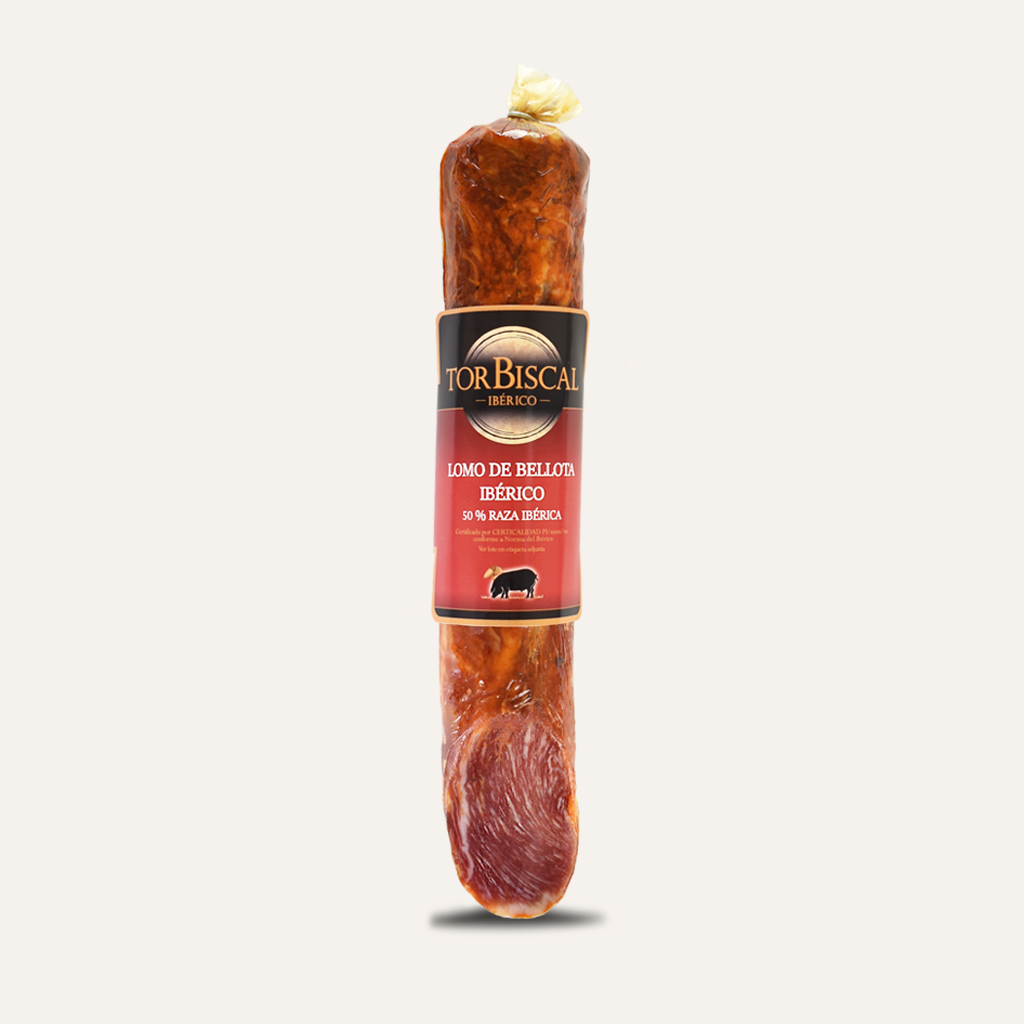Lomo de Bellota Ibérico 50% Raza Ibérica (1/2 pieza)