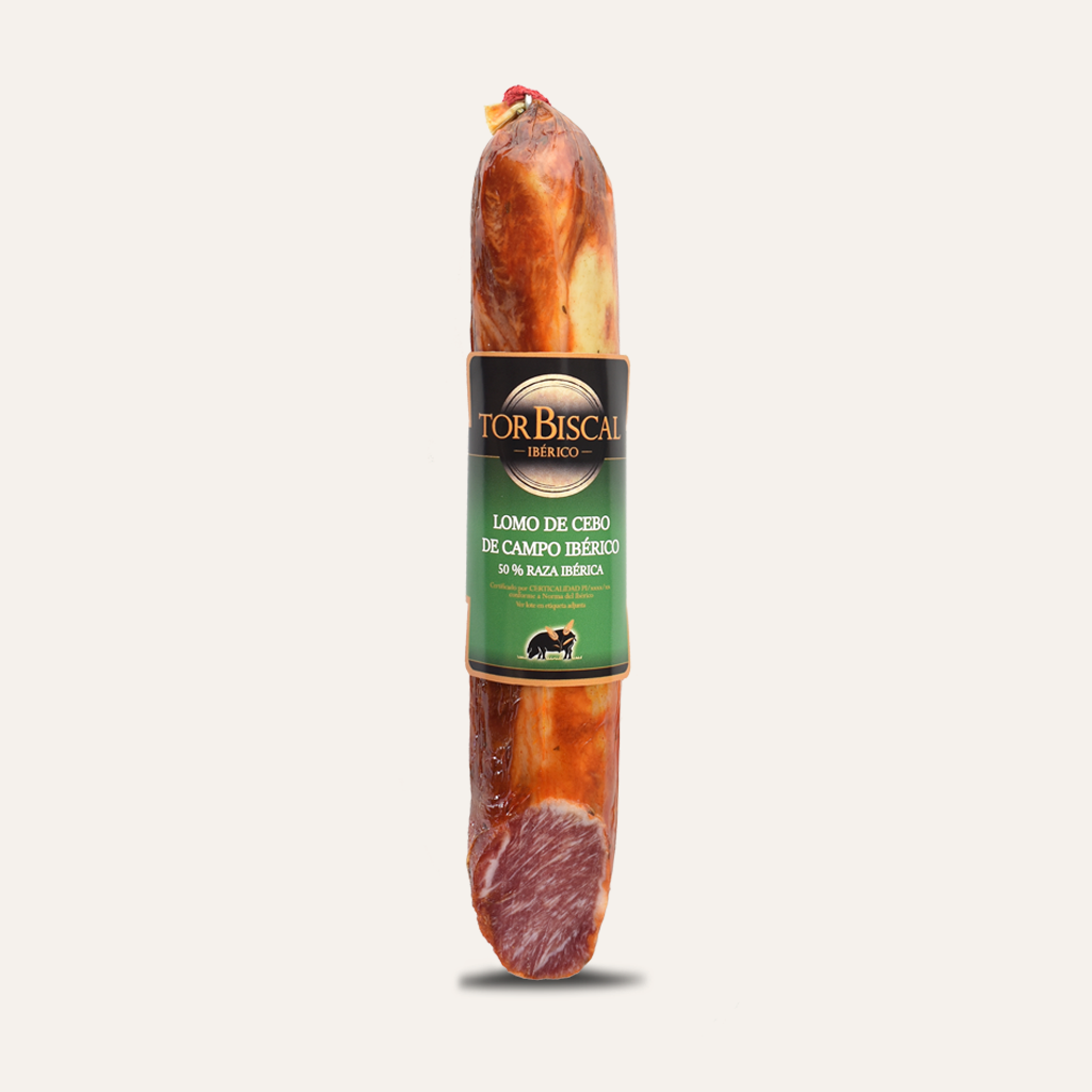 Lomo de Cebo de Campo Ibérico 50% Raza Ibérica (1/2 pieza)