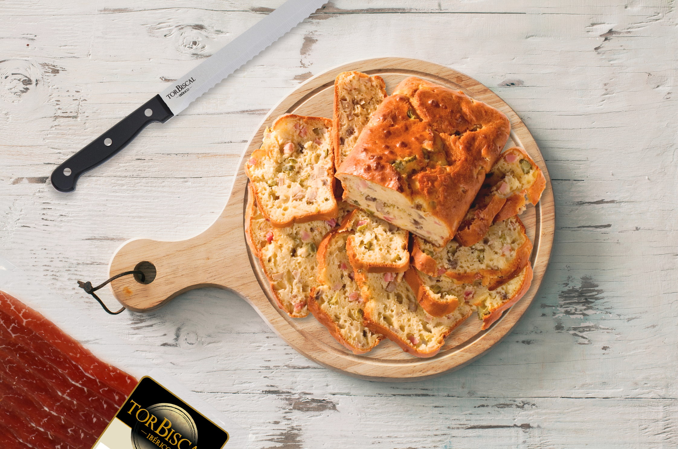 RECETA: BIZCOCHO DE JAMÓN IBÉRICO