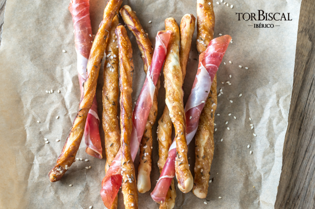 Ibéricos Torbiscal. Receta bastones de jamón ibérico.